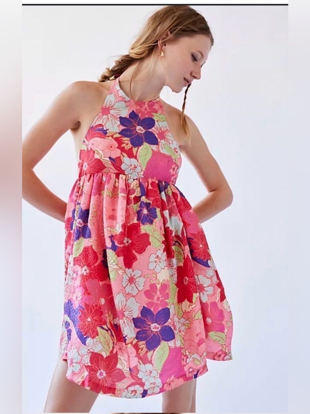 Free People Passion Flower mini dress